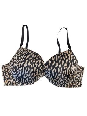 Victoria’s Secret Body by Victoria Leopard Print Perfect Shape Bra 40C Underwire